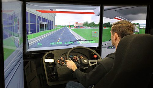 truck driving simulator