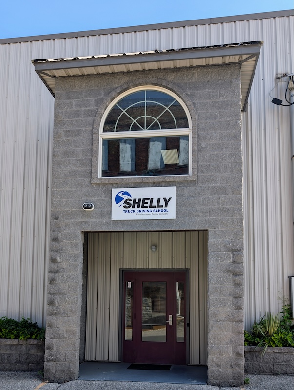 Shelly Truck Driving School front entrance.